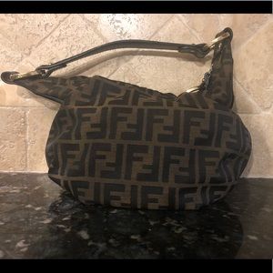 Authentic Fendi Zucca Shoulder Bag 💼